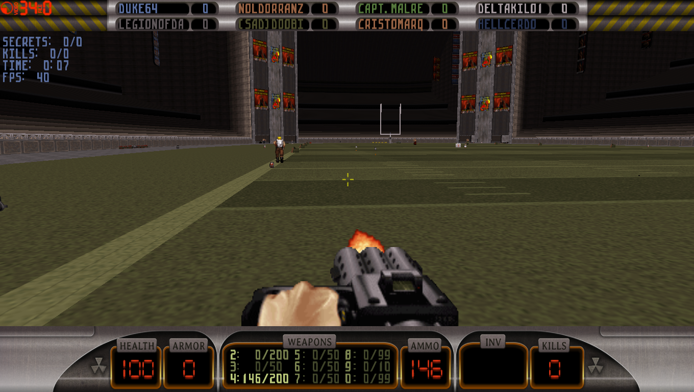 Buller Stadium Duke Nukem 3D Map