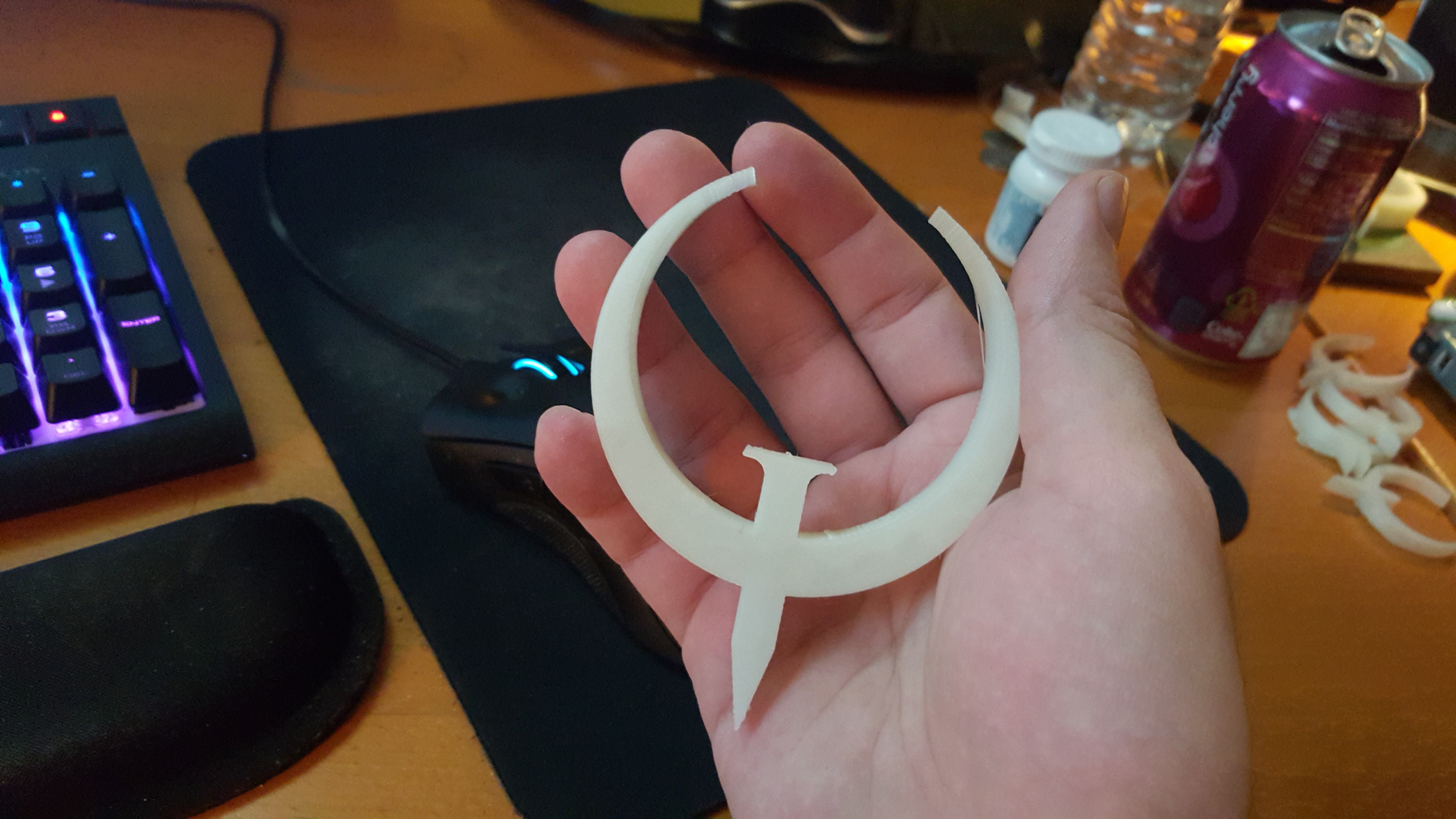 Quake Logo 3D Print